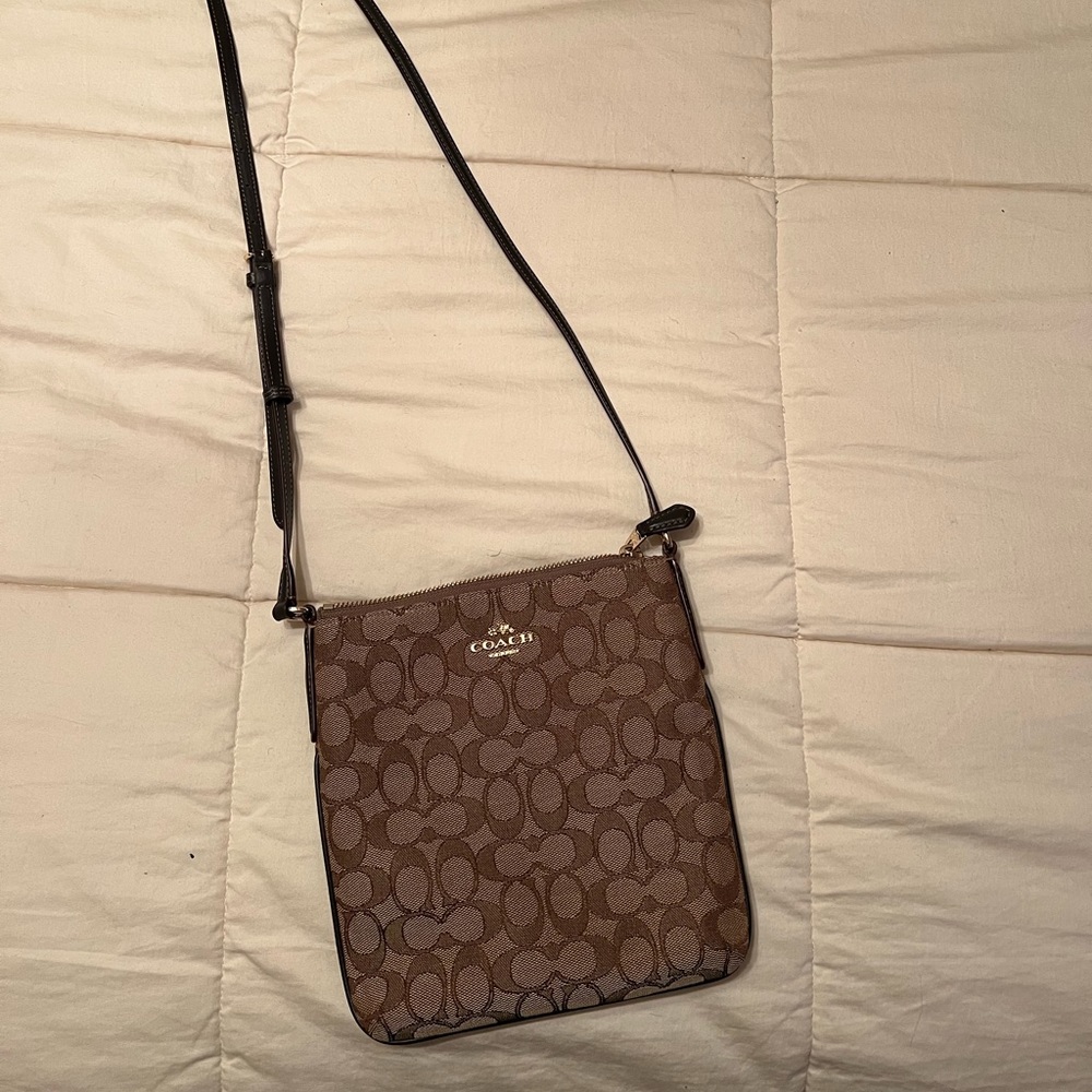 Coach (real) crossbody logo bag
